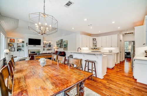 Riverplace House | Pet-Friendly Retreat with Pool, Fenced Yard & Work Space