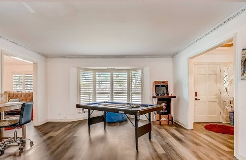 Sachse House | Dog-friendly home with guest house, private pool, grill, pool table, hot tub, AC