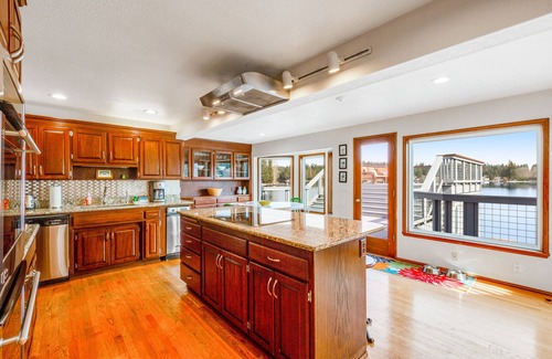 Clinton House | Pet-Friendly Lakefront Retreat with Hot Tub & Game Room