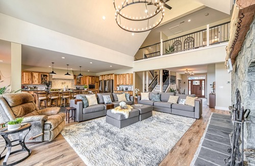 Mineral House | Dog-Friendly Lakefront Retreat with Game Room & Firepit