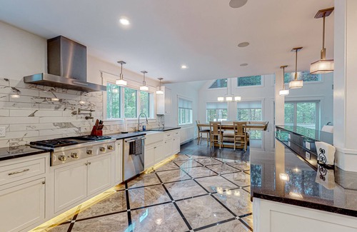 Dixfield House | Pet-Friendly Riverfront Retreat with Decks and Pool Access