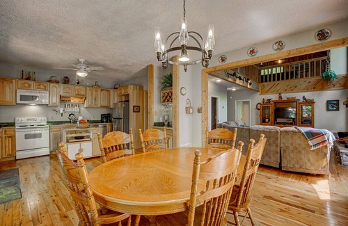 Wiley Cabin | Pet-Friendly Riverfront Cabin with Waterfall View & Firepit