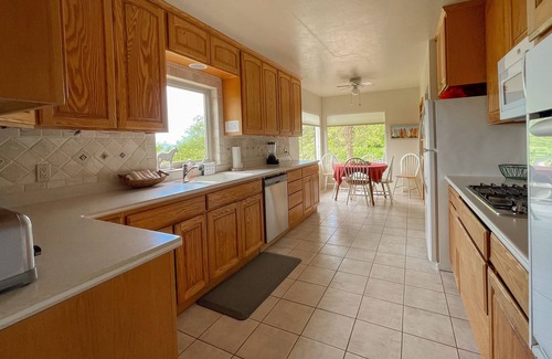 Orick House | Pet-Friendly Waterfront Retreat with Ocean Views & Hot Tub
