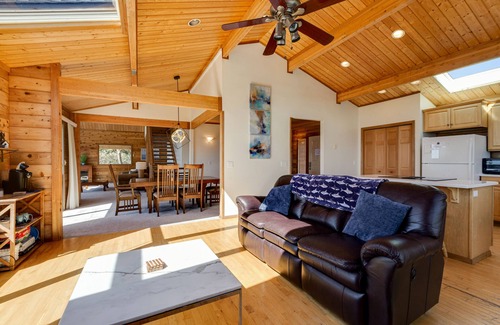 Freeland House | Pet-Friendly Waterview Retreat: Enjoy Beach Access & Hot Tub