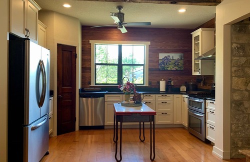 Kendall County House | Tranquil Dog-Trot Home with Pool and Game Room Retreat