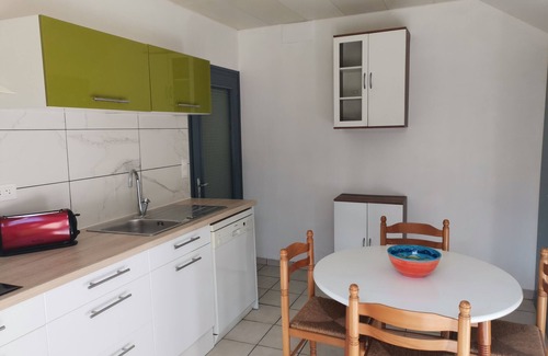 Dole Apartment | Cozy Dole Furnished Rental with WiFi, Parking & Terrace