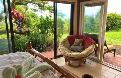 Haiku House | Oceanfront Dolphin Room at Maui Eco Retreat with Waterfall