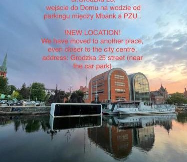 Bydgoszcz Apartment | Discover Dom na wodzie: Pet-Friendly Retreat with 9.2 Rating