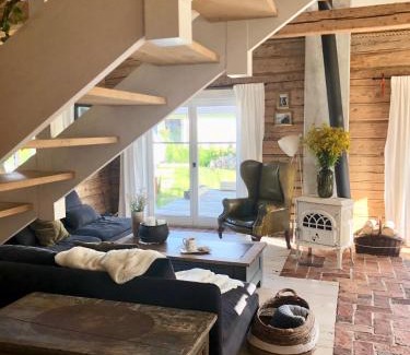 Szemud House | Relaxing Retreat: Dom z Bieszczad na Kaszubach with Hot Tub