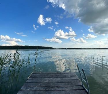 Ryn House | Ryn Lakefront Retreat in Mazury - Pet Friendly & Pool Access