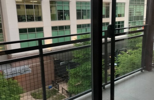 North Burnet Condo | Spacious Domain Condo with Long Private Balcony Access