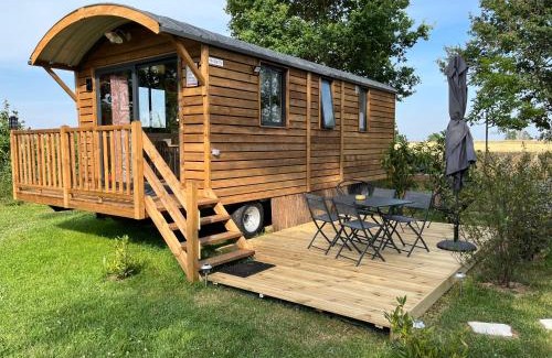 Marigny-les-Reullee Ski Chalet | Explore Domaine des Galinaces Roulotte: Oceanfront Retreat