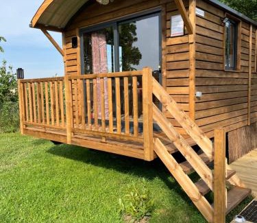 Marigny-les-Reullee Ski Chalet | Explore Domaine des Galinaces Roulotte: Oceanfront Retreat