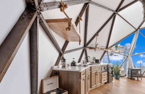 Lupton City Villa | Intimate Dome Retreat with Private Spa & Hot Tub Access