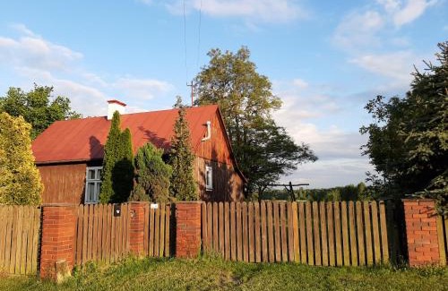gmina Rusiec House | Pet-Friendly Domek Drewniany with Oceanfront Views