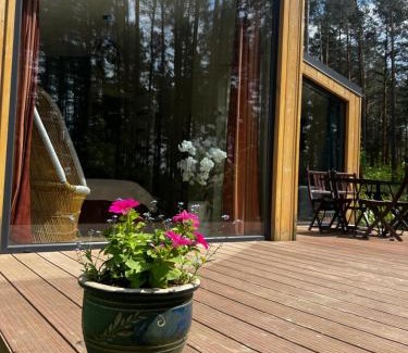 Daleszyce House | Discover Brama Do Lasu - Domek Mocy with Hot Tub & Pets