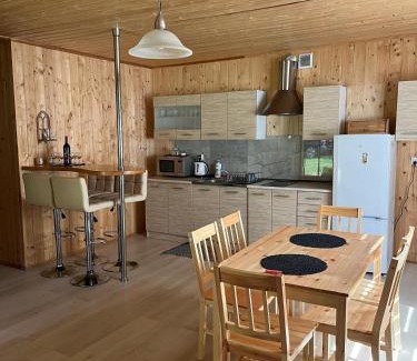 Biskupiec House | Relax at Domek na Mazurach by Lake Dadaj with Private Beach