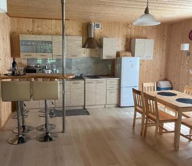 Biskupiec House | Relax at Domek na Mazurach by Lake Dadaj with Private Beach