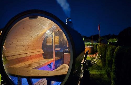 Kaczorki House | Pet-Friendly Getaway at Domek Na Roztoczu with Hot Tub