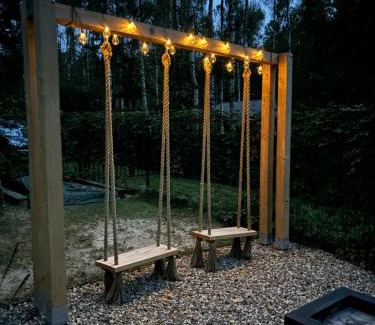 Lgin House | Idyllic DOMEK W BRZOZACH: Private Hot Tub Retreat