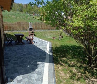 Grywałd Cabin | Pet-Friendly Domek w Pieninach with Hot Tub & Fireplace