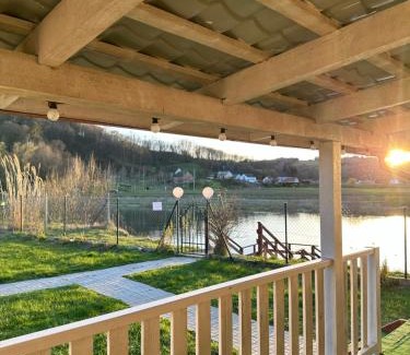 Dubiecko House | Relaxing Retreat at Domki Nad Sanem Bachórzec with Pool