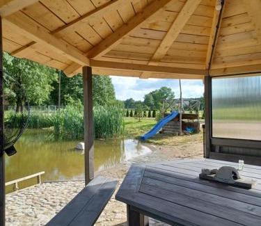 gmina Filipow House | Pet-Friendly Retreat at Domki Skowronki with Ocean Views