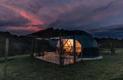 Bofete House | Experience Domo da Cuesta Glamping with Mountain Views