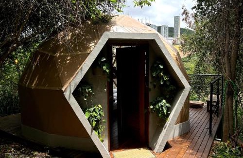 Belo Horizonte Villa | Relax at Domo Vila da Serra with Inviting Hot Tub Amenities