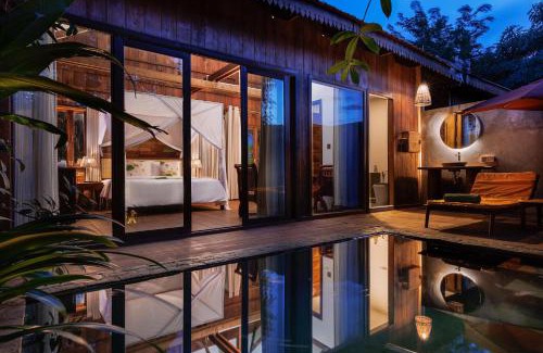Sangkat Sla Kram Hotel | Discover Dontrei Villa Angkor: Oceanfront Bliss Awaits