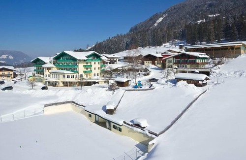 Sankt Martin am Tennengebirge House | Comfortable Double Room at Wohlfühlhotel Martinerhof
