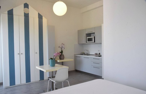 Igea Marina Apartment | Cozy Double Room with Kitchenette & Two Balconies