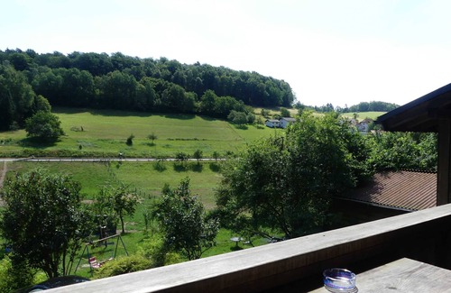 Obersensbach Cottage | Inviting Double Room with Balcony at Pension Holzerstube
