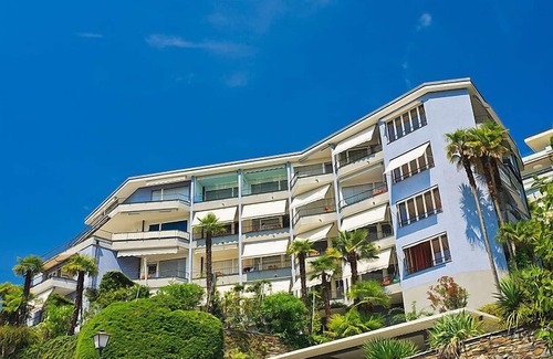 Ascona Apartment | Modern Double Room by Interhome with Lake View & Spa