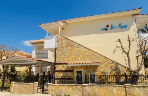 Agios Sostis Apartment | Cozy Double Studio with Balcony and Pool Access