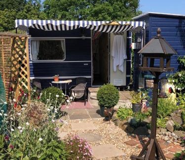 Heligan Bed & Breakfast | Discover Down The Garden Path Vintage Caravan B&B, Dartmoor