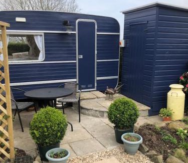 Heligan Bed & Breakfast | Discover Down The Garden Path Vintage Caravan B&B, Dartmoor