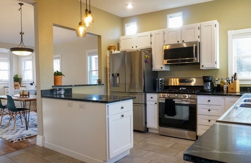 Longmont House | Downtown Remodeled Home: Pet-Friendly with Pool & Spa
