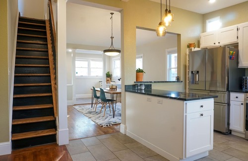 Longmont House | Downtown Remodeled Home: Pet-Friendly with Pool & Spa