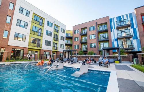 Mile Square Apartment | Prime Downtown Corner Unit with Free Parking & Pool Access