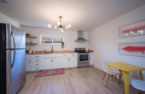 Paso Robles Cottage | Experience the Downtown Neon Pink Chalet with Ocean Views