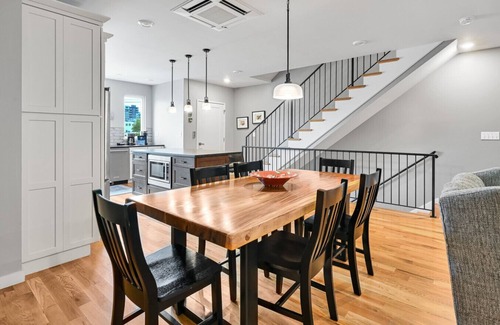 Asheville Villa | Top-Rated Townhome with Kitchen and Family-Friendly Amenities