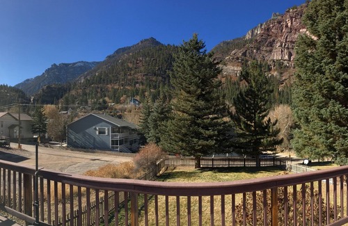 Ouray House | Prime Downtown Ouray Home with Two Living Rooms & Pool