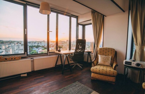 Bucharest Condo | Stylish Downtown Penthouse with Expansive Terrace