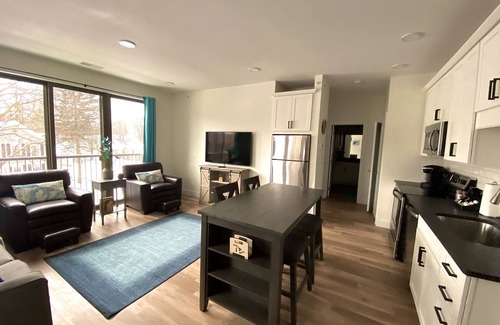 Traverse City Condo | Stylish Downtown Traverse City Condo with Family Amenities