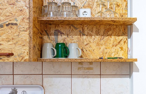 Kalamata Apartment | Central Downtown Yellow Studio with Breakfast & Kitchen