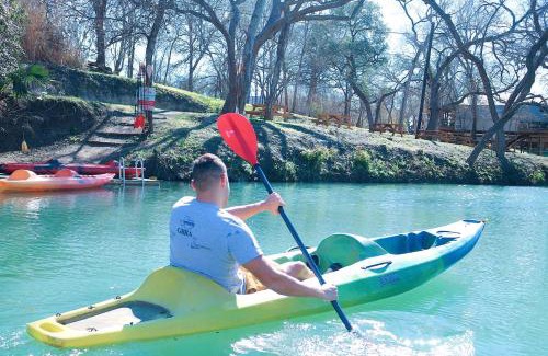Seguin Other | Dream Glamping Destination: Stunning Tented Cabin on the Geronimo Creek in Seguin, Texas