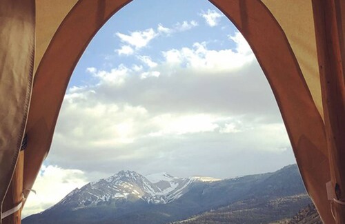 Gardiner RV Rental | Experience Dreamcatcher Tipi Hotel with Pool & Spa Access