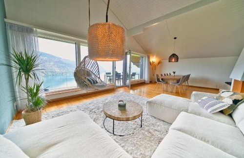 Krattigen Apartment | Serene Dreamview Retreat - Family-Friendly Lake Getaway