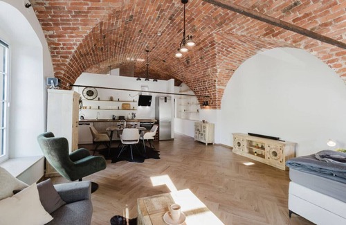 Passau Apartment | Dreamy Brick Loft- Central & Right on the Ilz